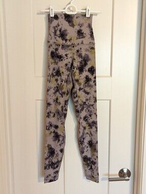Lululemon Align High Rise 28" Legging - Radial Tie Dye Mauve Grey Multi sz 0